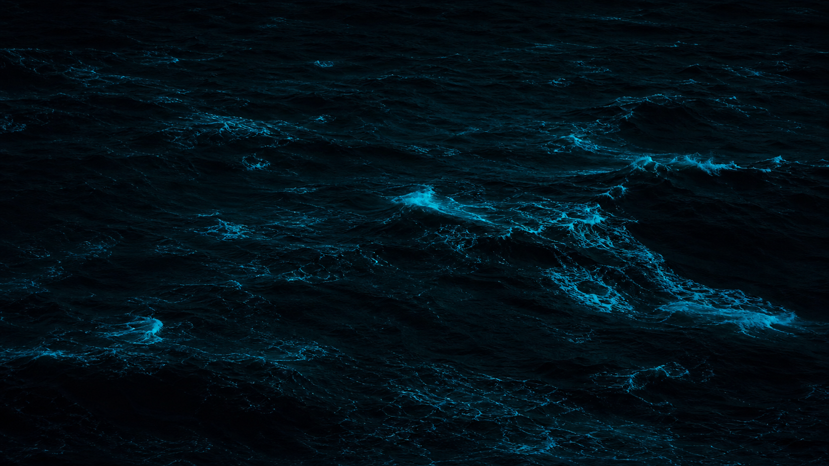 Vast dark ocean at night — Ymarium's domain